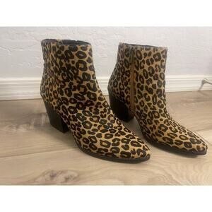 Women’s leopard print booties
